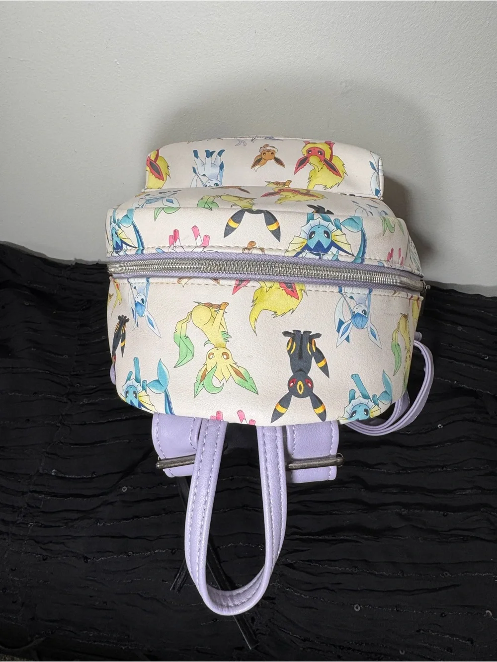 LOUNGEFLY POKEMON eevee evolutions EEVEELUTIONS water color MINI BACKPACK - Picture 8 of 16